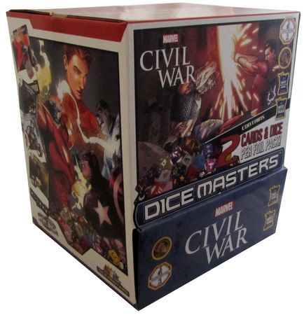 Civil War Gravity Feed Display Box of 90 Packs Marvel Dice Masters All Dice Masters Sealed Product Civil War Gravity Feed Display Box of 90 Packs Marvel Dice Masters All Dice Masters Sealed Product