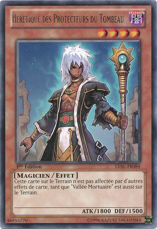 Heretique des Protecteurs du Tombeau LVAL FR084 Rare 1st Edition French Yugioh Cards Heretique des Protecteurs du Tombeau LVAL FR084 Rare 1st Edition French Yugioh Cards