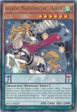 Licorne Majesspectre Kirin DOCS FR029 Rare 1st Edition French Yugioh Cards Licorne Majesspectre Kirin DOCS FR029 Rare 1st Edition French Yugioh Cards