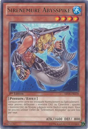 Sirenemure Abysspike ABYR FR018 Rare 1st Edition French Yugioh Cards Sirenemure Abysspike ABYR FR018 Rare 1st Edition French Yugioh Cards
