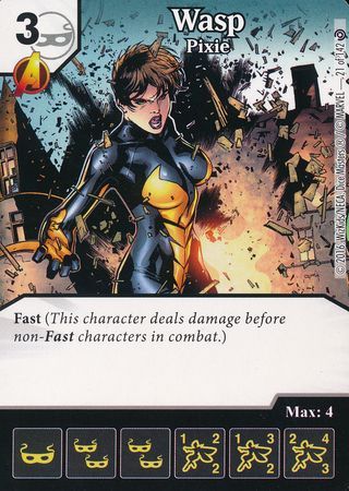 Wasp Pixie 21 142 Common Marvel Dice Masters Civil War Singles Wasp Pixie 21 142 Common Marvel Dice Masters Civil War Singles