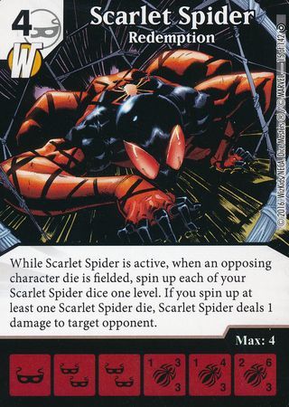 Scarlet Spider Redemption 15 142 Common Marvel Dice Masters Civil War Singles Scarlet Spider Redemption 15 142 Common Marvel Dice Masters Civil War Singles