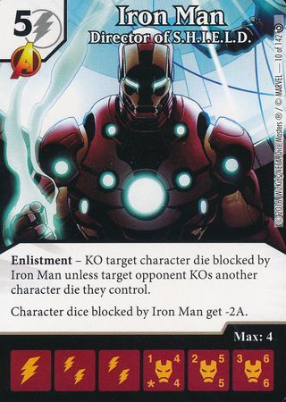 Iron Man Director of S H I E L D 10 142 Common Iron Man Director of S H I E L D 10 142 Common