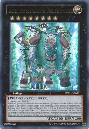 Alsei der sylvanische Oberbeschutzer LVAL DE052 Ultra Rare 1st Edition German Yugioh Cards Alsei der sylvanische Oberbeschutzer LVAL DE052 Ultra Rare 1st Edition German Yugioh Cards