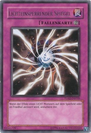 Lichteinsperrender Spiegel TU02 DE010 Rare German Yugioh Cards Lichteinsperrender Spiegel TU02 DE010 Rare German Yugioh Cards