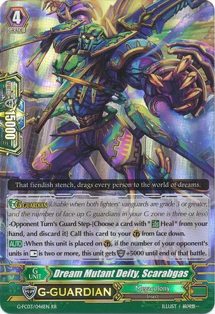 Dream Mutant Deity Scarabgas G FC03 046EN Double Rare RR Dream Mutant Deity Scarabgas G FC03 046EN Double Rare RR