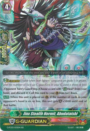 Jinx Stealth Hermit Abudataishi G FC03 032EN Double Rare RR Jinx Stealth Hermit Abudataishi G FC03 032EN Double Rare RR