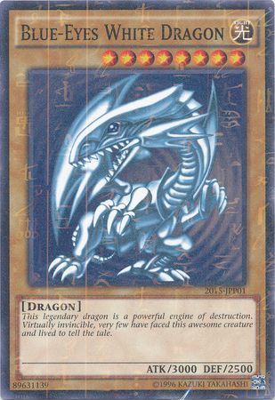 Blue Eyes White Dragon 2015 JPP01 Millennium Rare Yu Gi Oh Promo Cards Blue Eyes White Dragon 2015 JPP01 Millennium Rare Yu Gi Oh Promo Cards