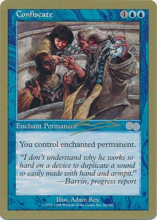 Confiscate Brussels 2000 Magic The Gathering World Championships 2000 Singles Confiscate Brussels 2000 Magic The Gathering World Championships 2000 Singles