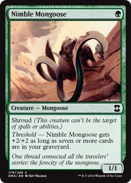 Nimble Mongoose 179 249 Eternal Masters Singles Nimble Mongoose 179 249 Eternal Masters Singles