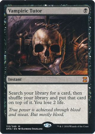 Vampiric Tutor 112 249 Eternal Masters Singles Vampiric Tutor 112 249 Eternal Masters Singles
