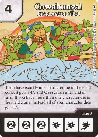 Cowabunga Basic Action Card 49 58 Cowabunga Basic Action Card 49 58