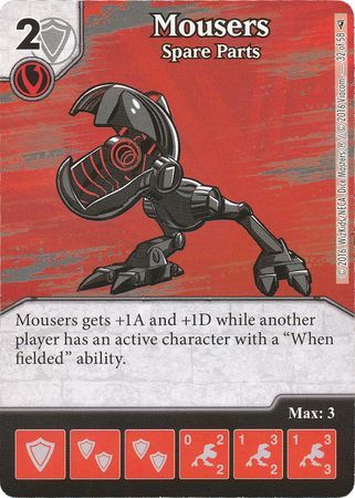 Mousers Spare Parts 32 58 Teenage Mutant Ninja Turtles Dice Masters Singles Mousers Spare Parts 32 58 Teenage Mutant Ninja Turtles Dice Masters Singles