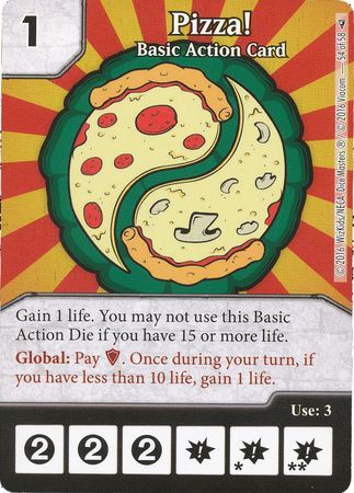 Pizza Basic Action Card 54 58 Teenage Mutant Ninja Turtles Dice Masters Singles Pizza Basic Action Card 54 58 Teenage Mutant Ninja Turtles Dice Masters Singles