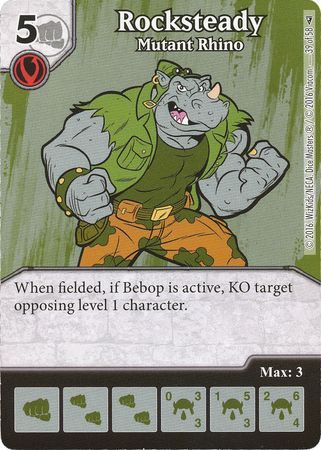 Rocksteady Mutant Rhino 39 58 Rocksteady Mutant Rhino 39 58