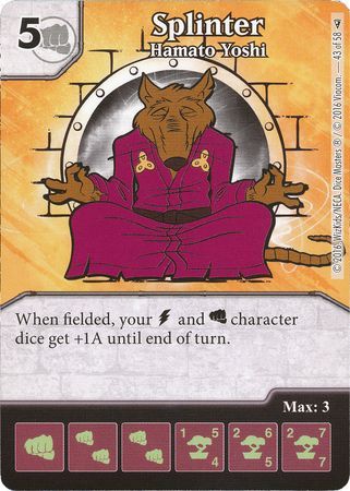 Splinter Hamato Yoshi 43 58 Splinter Hamato Yoshi 43 58