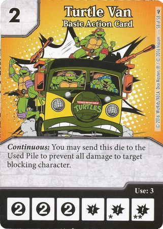 Turtle Van Basic Action Card 58 58 All Dice Masters Sealed Product Turtle Van Basic Action Card 58 58 All Dice Masters Sealed Product