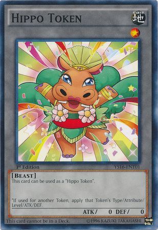 Hippo Token Orange YS16 ENT01 Common 1st Edition Starter Deck Yuya 1st Edition Singles Hippo Token Orange YS16 ENT01 Common 1st Edition Starter Deck Yuya 1st Edition Singles