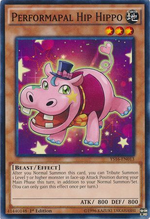 Performapal Hip Hippo YS16 EN013 Common 1st Edition Starter Deck Yuya 1st Edition Singles Performapal Hip Hippo YS16 EN013 Common 1st Edition Starter Deck Yuya 1st Edition Singles