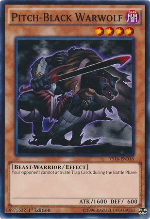 Pitch Black Warwolf YS16 EN018 Common 1st Edition Pitch Black Warwolf YS16 EN018 Common 1st Edition