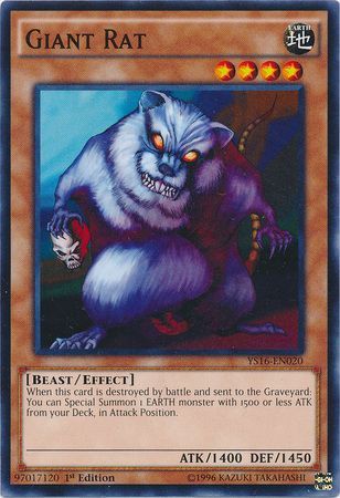 Giant Rat YS16 EN020 Common 1st Edition Giant Rat YS16 EN020 Common 1st Edition