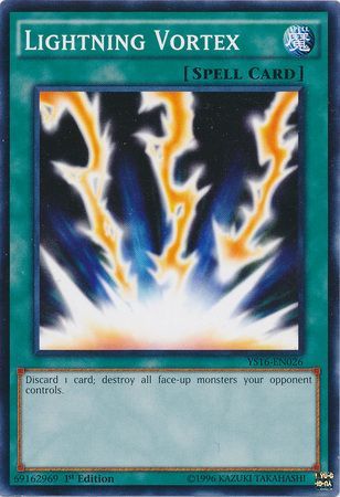 Lightning Vortex YS16 EN026 Common 1st Edition Lightning Vortex YS16 EN026 Common 1st Edition