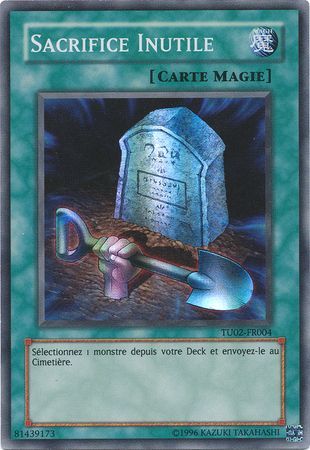 Sacrifice Inutile TU02 FR004 Super Rare French Yugioh Cards Sacrifice Inutile TU02 FR004 Super Rare French Yugioh Cards