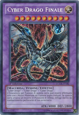 Cyber Drago Finale LCGX IT182 Secret Rare 1st Edition Italian Yugioh Cards Cyber Drago Finale LCGX IT182 Secret Rare 1st Edition Italian Yugioh Cards