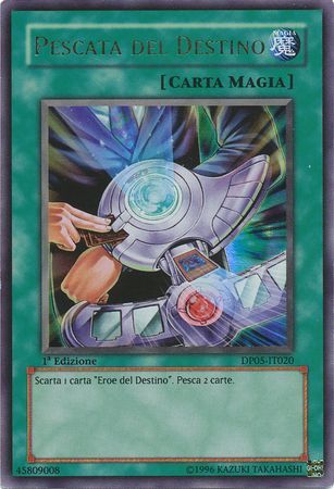 Pescata del Destino DP05 IT020 Ultra Rare 1st Edition Pescata del Destino DP05 IT020 Ultra Rare 1st Edition
