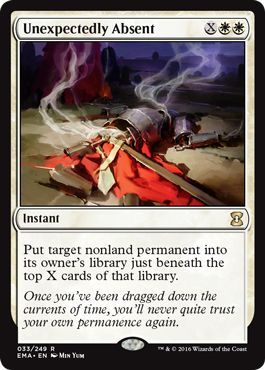 Unexpectedly Absent 033 249 Eternal Masters Singles Unexpectedly Absent 033 249 Eternal Masters Singles