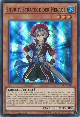Shurit Stratege der Nekroz THSF DE010 Super Rare 1st Edition German Yugioh Cards Shurit Stratege der Nekroz THSF DE010 Super Rare 1st Edition German Yugioh Cards