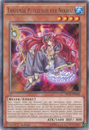 Tanzende Prinzessin Der Nekroz SECE DE028 Rare 1st Edition German Yugioh Cards Tanzende Prinzessin Der Nekroz SECE DE028 Rare 1st Edition German Yugioh Cards