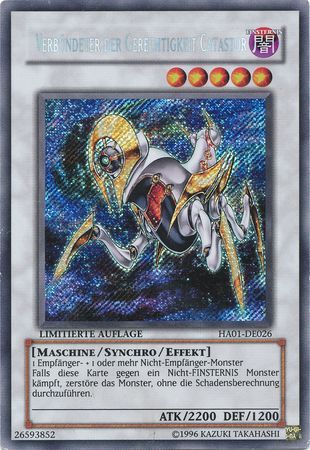 Verbundeter der Gerechtigkeit Catastor HA01 DE026 Limited Edition German Yugioh Cards Verbundeter der Gerechtigkeit Catastor HA01 DE026 Limited Edition German Yugioh Cards
