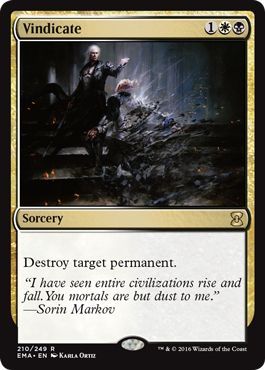 Vindicate 210 249 Eternal Masters Singles Vindicate 210 249 Eternal Masters Singles