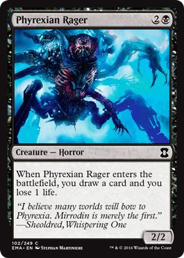 Phyrexian Rager 102 249 Eternal Masters Singles Phyrexian Rager 102 249 Eternal Masters Singles