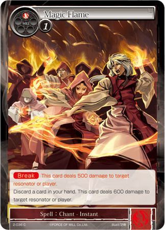 Magic Flame 2 036 Common Force of Will War of Valhalla Magic Flame 2 036 Common Force of Will War of Valhalla