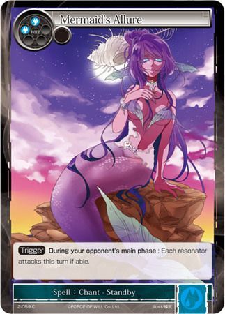 Mermaid s Allure 2 059 Common Force of Will War of Valhalla Mermaid s Allure 2 059 Common Force of Will War of Valhalla