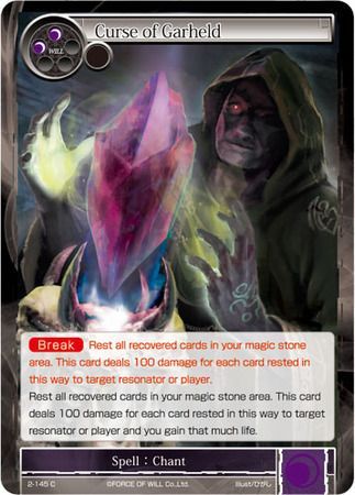 Curse of Garheld 2 145 Common Force of Will War of Valhalla Curse of Garheld 2 145 Common Force of Will War of Valhalla