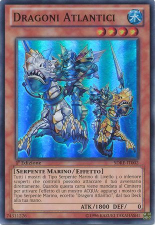 Dragoni Atlantici SDRE IT002 Super Rare 1st Edition Dragoni Atlantici SDRE IT002 Super Rare 1st Edition