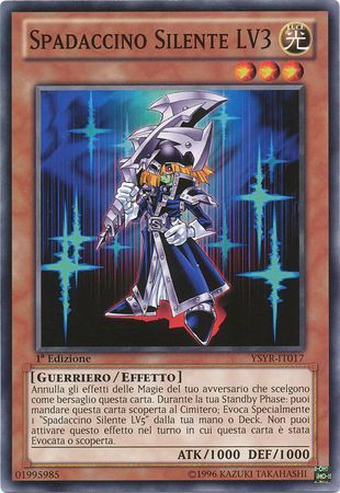 Spadaccino Silente LV3 YSYR IT017 Common 1st Edition Spadaccino Silente LV3 YSYR IT017 Common 1st Edition