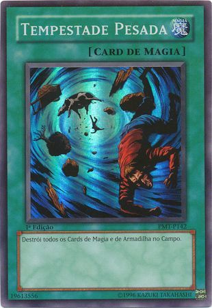 Tempestade Pesada PMT P142 Super Rare 1st Edition Portuguese Yugioh Cards Tempestade Pesada PMT P142 Super Rare 1st Edition Portuguese Yugioh Cards