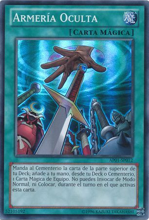 Armeria Oculta AP01 SP012 Super Rare Spanish Spanish Yugioh Cards Armeria Oculta AP01 SP012 Super Rare Spanish Spanish Yugioh Cards