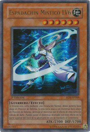 Espadachin Mistico LV6 RDS SP008 Ultra Rare 1st Edition Spanish Yugioh Cards Espadachin Mistico LV6 RDS SP008 Ultra Rare 1st Edition Spanish Yugioh Cards