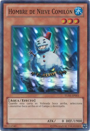 Hombre de Nieve Comilon TU05 SP003 Super Rare Spanish Yugioh Cards Hombre de Nieve Comilon TU05 SP003 Super Rare Spanish Yugioh Cards