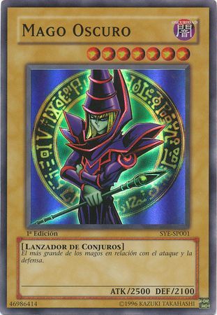 Mago Oscuro - SYE-SP001 - Super Rare 1st Edition - Spanish Yugioh Cards ...