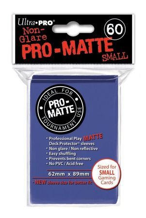 Ultra Pro Matte Blue 60ct Yugioh Sized Minis Sleeves UP84264 Ultra Pro Matte Blue 60ct Yugioh Sized Minis Sleeves UP84264