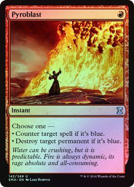 Pyroblast 142 249 Foil Eternal Masters Foil Singles Pyroblast 142 249 Foil Eternal Masters Foil Singles