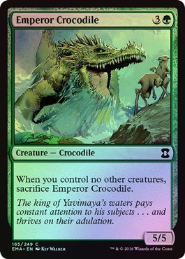 Emperor Crocodile 165 249 Foil Eternal Masters Foil Singles Emperor Crocodile 165 249 Foil Eternal Masters Foil Singles
