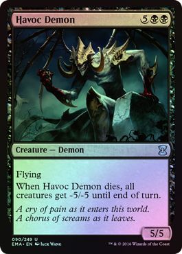 Havoc Demon 090 249 Foil Eternal Masters Foil Singles Havoc Demon 090 249 Foil Eternal Masters Foil Singles