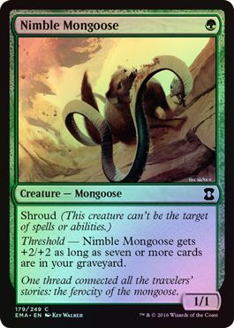 Nimble Mongoose 179 249 Foil Eternal Masters Foil Singles Nimble Mongoose 179 249 Foil Eternal Masters Foil Singles
